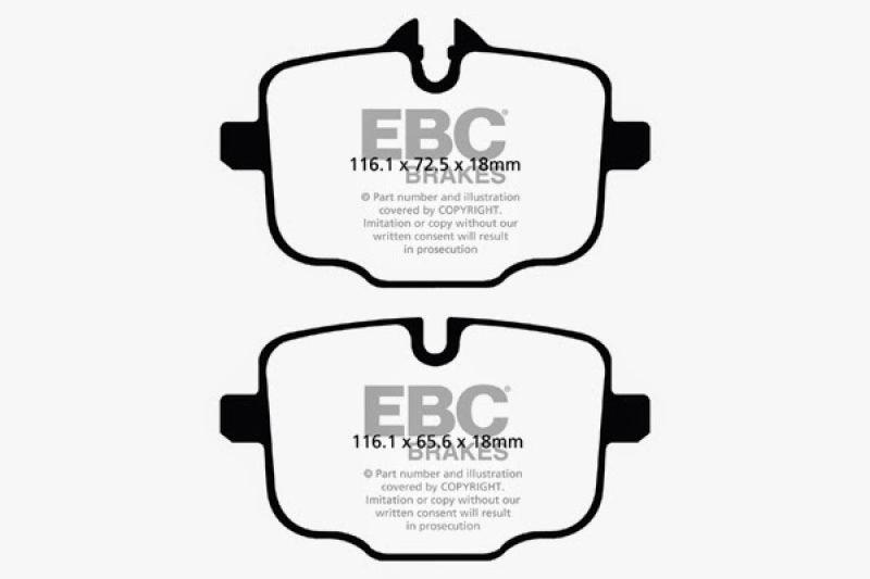 EBC 2021+ BMW M3/M4 3.0TT (G80/G82/G83) Yellowstuff Rear Brake Pads - Corvette Realm