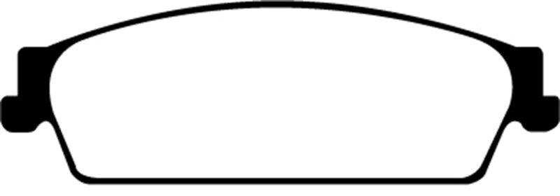 EBC 09-14 Cadillac Escalade 6.0 Hybrid Greenstuff Rear Brake Pads - Corvette Realm