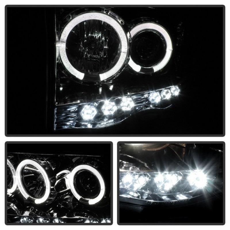 Spyder Dodge Ram 1500 02-05/Ram 2500 03-05 Projector Headlights LED Halo LED Chrm PRO-YD-DR02-HL-C - Corvette Realm