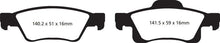 Load image into Gallery viewer, EBC 11+ Dodge Durango 3.6 Yellowstuff Rear Brake Pads - Corvette Realm