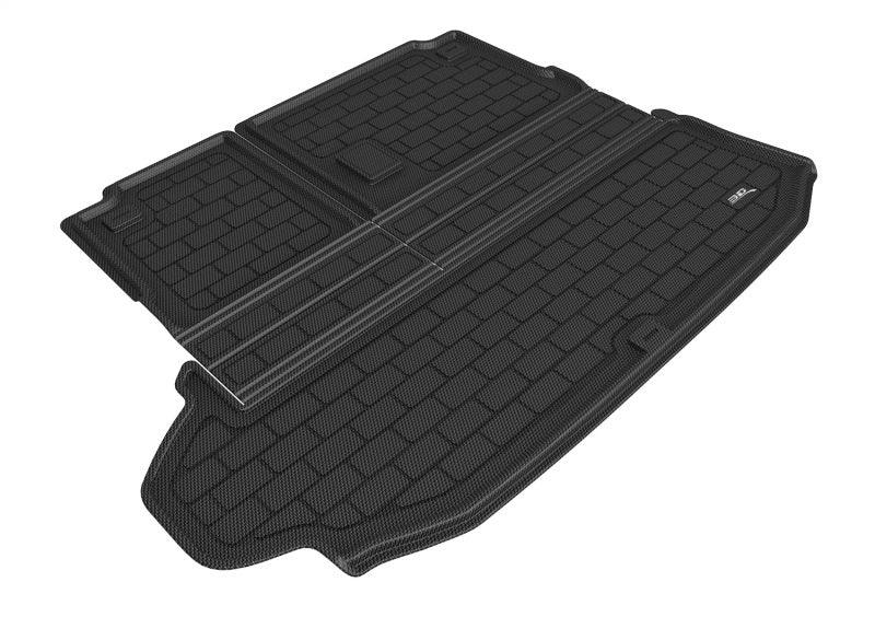 3D MAXpider 20-21 Toyota Highlander No Subwoofer Kagu Seat Back Protector Cargo Liner - Black - Corvette Realm