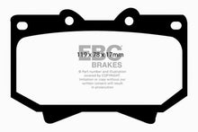 Load image into Gallery viewer, EBC 98-07 Lexus LX470 4.7 Greenstuff Front Brake Pads - Corvette Realm