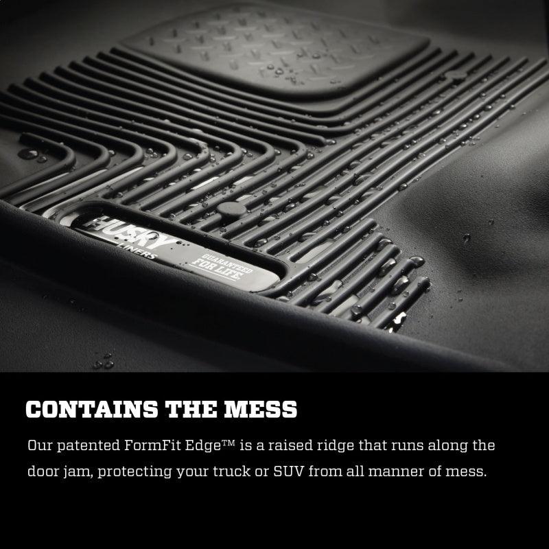 Husky Liners 19-23 RAM 2500/3500 Mega Cab X-ACT 2nd Seat Floor Liner Full Coverage - Black - Corvette Realm