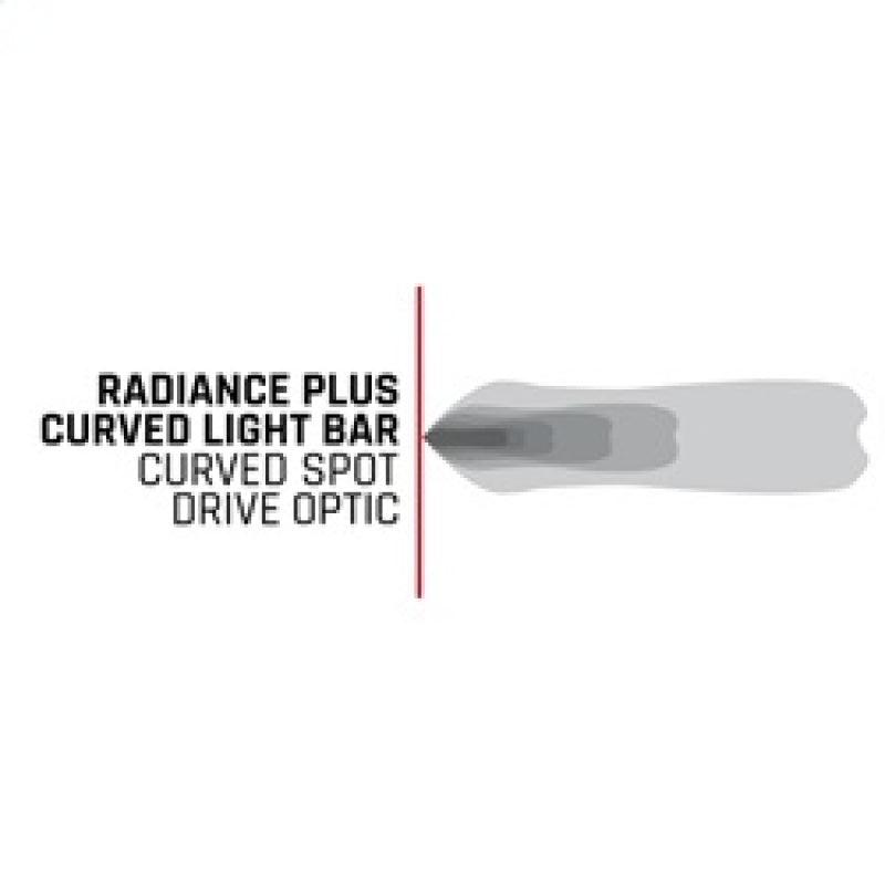 Rigid Industries Radiance+ Curved 40in. RGBW Light Bar - Corvette Realm