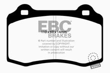 Load image into Gallery viewer, EBC 06-10 Jeep Grand Cherokee 6.1 SRT-8 Greenstuff Rear Brake Pads - Corvette Realm