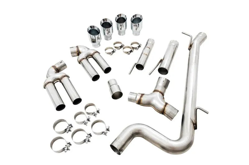 AWE Tuning Audi 8V S3 Track Edition Exhaust w/Chrome Silver Tips 102mm - Corvette Realm