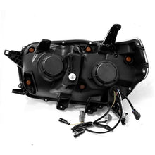 Load image into Gallery viewer, AlphaRex 10-13 Toyota 4Runner NOVA LED Proj Headlights Plank Style Alpha Black w/Seq Signal/DRL - Corvette Realm