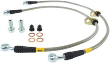 Load image into Gallery viewer, StopTech 02-06 Acura RSX Front SS Brake Lines - Corvette Realm