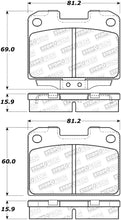 Load image into Gallery viewer, StopTech 93-99 Mitsubishi 3000GT Street Performance Rear Brake Pads - Corvette Realm