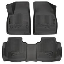 Load image into Gallery viewer, Husky Liners Weatherbeater 17-23 Cadillac XT5 / 17-23 GMC Acadia Front &amp; 2nd Seat Floor Liners - Blk - Corvette Realm