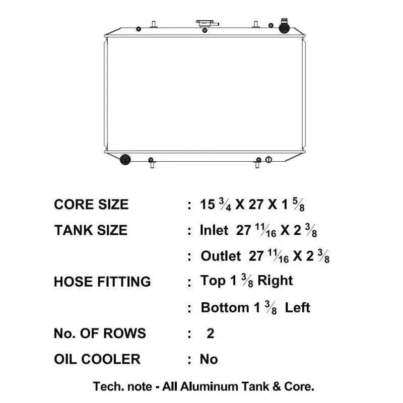 CSF 90-97 Nissan 300ZX Radiator - Corvette Realm