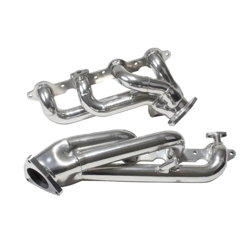 BBK 99-04 GM Truck SUV 4.8 5.3 Shorty Tuned Length Exhaust Headers - 1-3/4 Silver Ceramic - Corvette Realm
