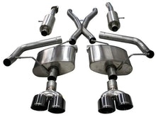 Load image into Gallery viewer, Corsa 18-20 Jeep Grand Cherokee TrackHawk 6.2L Sport Cat-Back Dual Rear Exit w/4.5in Black Tips - Corvette Realm