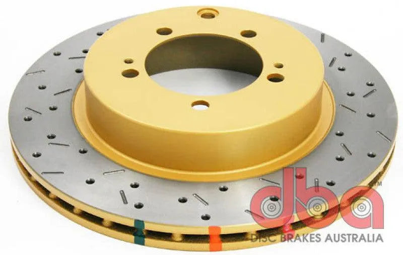 DBA 03-05 Evo 8/9 Rear Drilled & Slotted 4000 Series Rotor - Corvette Realm