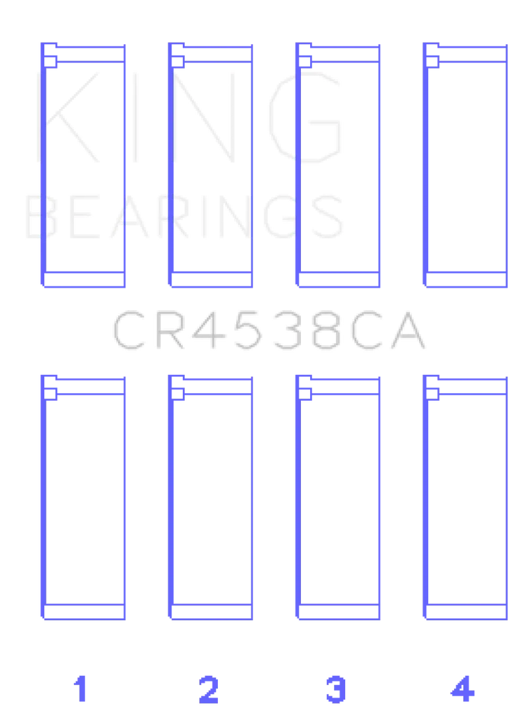 King Mini Cooper S/Cooper S Conv/Works W11B16A Rod Bearing Set - Size +0.25mm