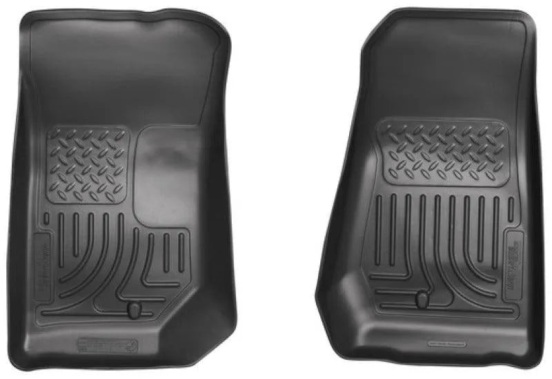 Husky Liners 07-12 Jeep Wrangler WeatherBeater Black Floor Liners - Corvette Realm