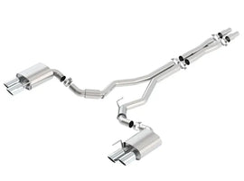 Borla 18-23 Ford Mustang GT 5.0L AT/MT (w/o Valves) S-Type 3in Cat-Back Exhaust w/Polished Tips