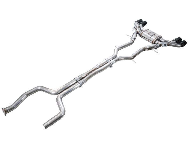 AWE 22-26 Cadillac CT5-V Blackwing SwitchPath Exhaust - Diamond Black Tips