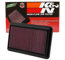 Load image into Gallery viewer, K&amp;N Replacement Air Filter 10.188in O/S Length x 6.375in O/S Width x 1.063in H for 12 Honda Civic Si