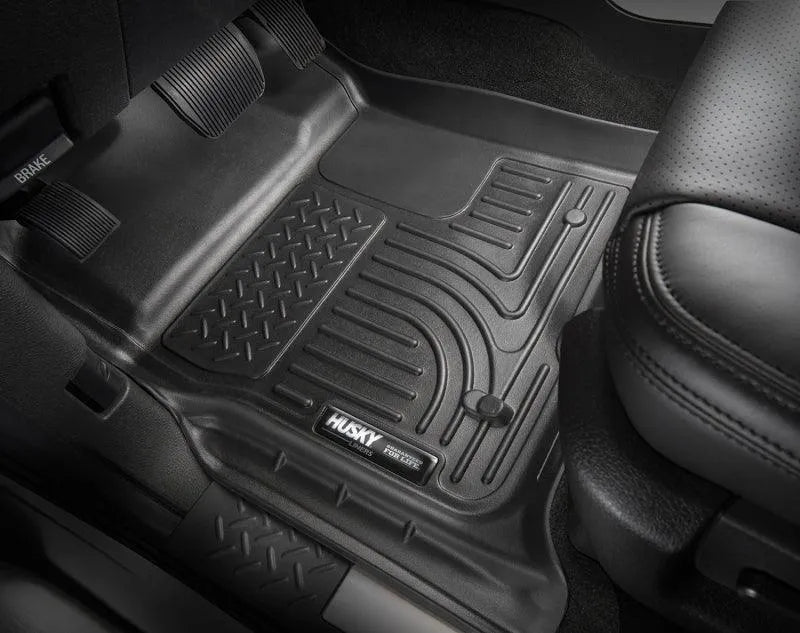 Husky Liners 07-12 Dodge Caliber / 07-12 Jeep Compass WeatherBeater Front Row Black Floor Liners - Corvette Realm