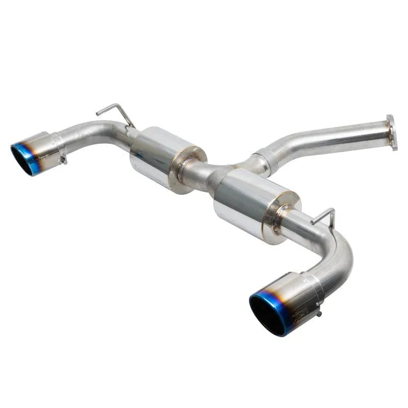 Injen 19-22 Hyundai Veloster N L4 2.0L Turbo Performance SS Axle Back Exhaust System - Burnt Ti Tips - Corvette Realm