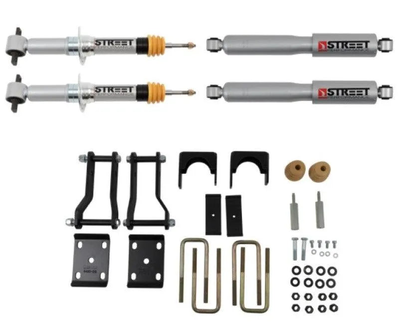 Belltech LOWERING Kit 2019+ Ford Ranger 2WD 2in Front/4in Rear - Corvette Realm