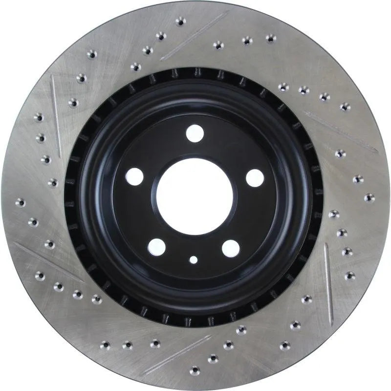 StopTech Slotted & Drilled Sport Brake Rotor - Corvette Realm