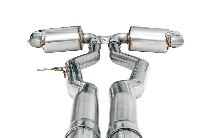 AWE 2020 Toyota Supra A90 Non-Resonated Touring Edition Exhaust - 5in Chrome Silver Tips - Corvette Realm