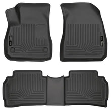 Load image into Gallery viewer, Husky Liners 2016 Chevy Malibu Weatherbeater Black Front &amp; 2nd Seat Floor Liners (Footwell Coverage) - Corvette Realm