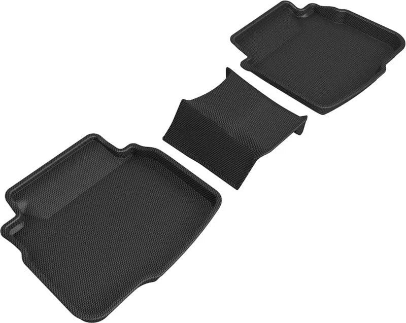 3D Maxpider Custom Fit Kagu Floor Mat For 20-22 Subaru Legacy / Outback - 2nd Row (Black) - Corvette Realm