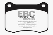 Load image into Gallery viewer, EBC 08+ Lexus IS-F 5.0 Yellowstuff Rear Brake Pads - Corvette Realm