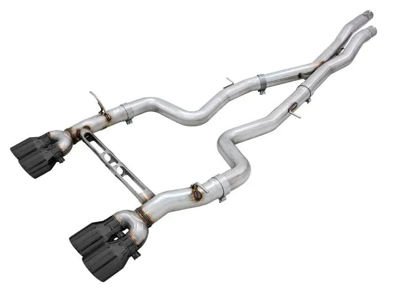AWE Tuning BMW F8X M3/M4 Track Edition Catback Exhaust - Diamond Black Tips - Corvette Realm