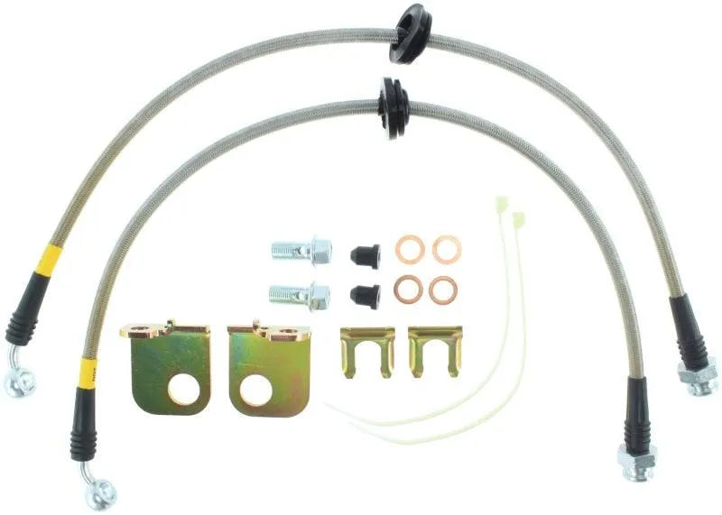 StopTech 04-06 Pontiac GTO Stainless Steel Front Brake Line Kit - Corvette Realm