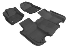Load image into Gallery viewer, 3D MAXpider 2009-2013 Honda Fit Kagu 1st &amp; 2nd Row Floor Mats - Black