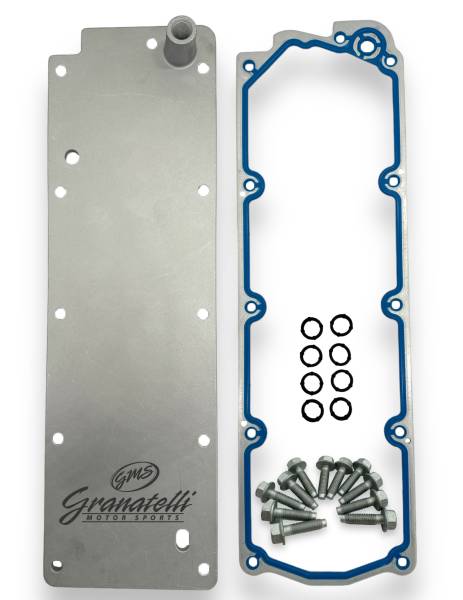 Granatelli 05-13 C6 Corvette GM Gen IV LS2/LS3/LS7 Cast Valley Pan Cover (Incl Gasket & Hardware)