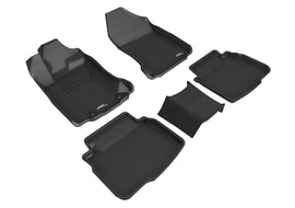 3D MAXpider 20-22 Subaru Legacy / Outback KAGU Floor Mats 1st & 2nd Row  (Black)