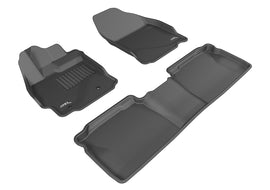 3D MAXpider 2014-2016 Scion TC Kagu 1st & 2nd Row Floormats - Black