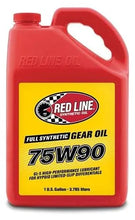 Load image into Gallery viewer, Red Line 75W90 GL-5 Gear Oil - Gallon - Corvette Realm