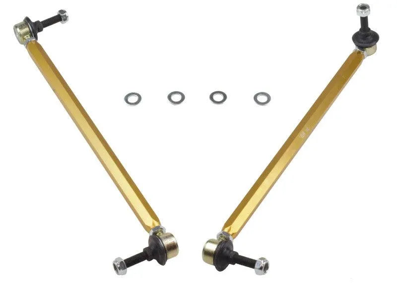 Whiteline 10+ Chevy Camaro FR Coupe Front Sway Bar - Link Assy H/D Adj Steel Ball (380mm C to C) - Corvette Realm