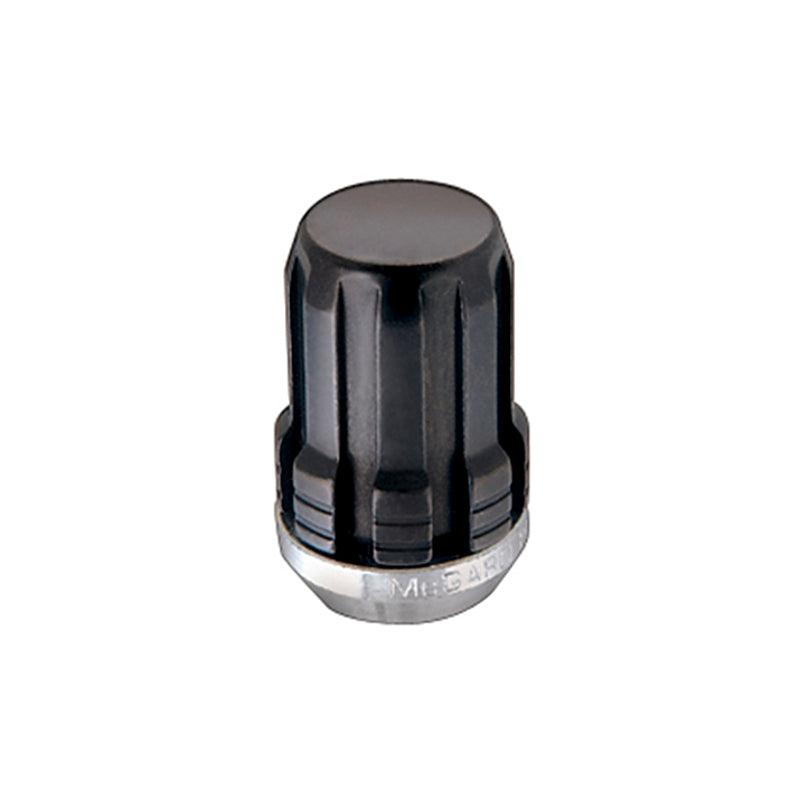 McGard SplineDrive Lug Nut (Cone Seat) M12X1.5 / 1.24in. Length (4-Pack) - Black (Req. Tool) - Corvette Realm