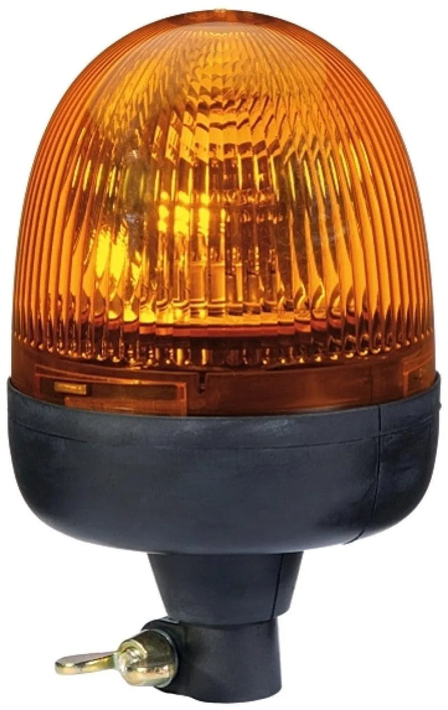 Hella Rota Compact 12V Amber Lens Beacon w/ Flexible Pole Mount - Corvette Realm