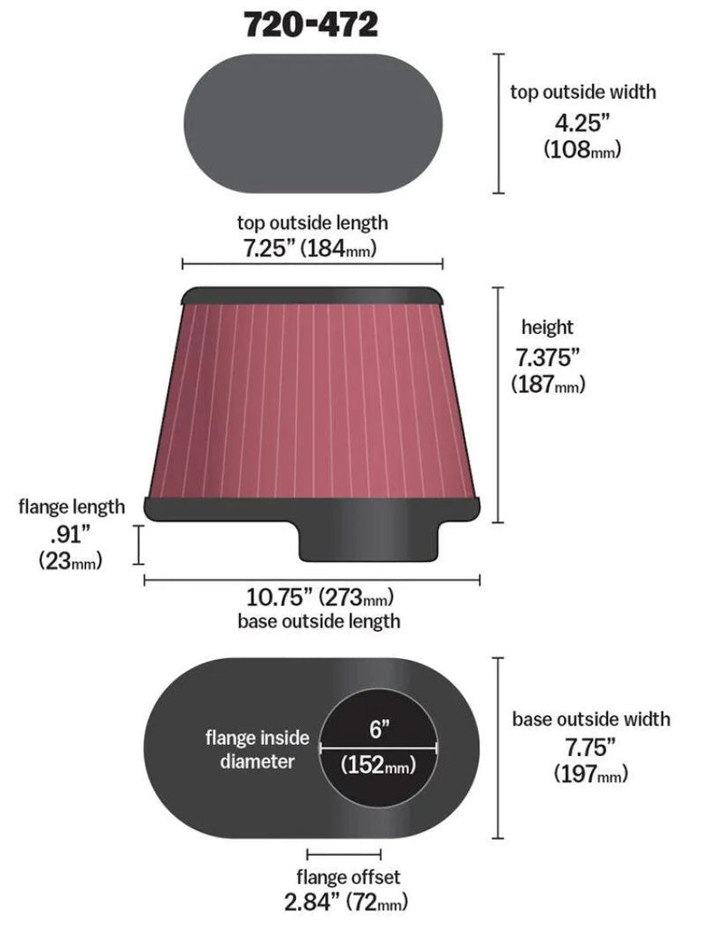 Airaid Kit Replacement Filter - Corvette Realm