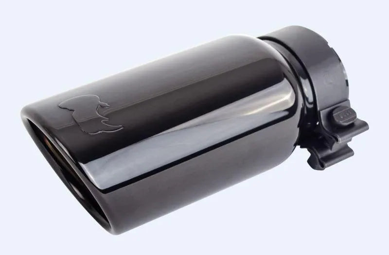 Go Rhino Exhaust Tip - Black Chrome - ID 2 3/4in x L 10in x OD 4in - Corvette Realm