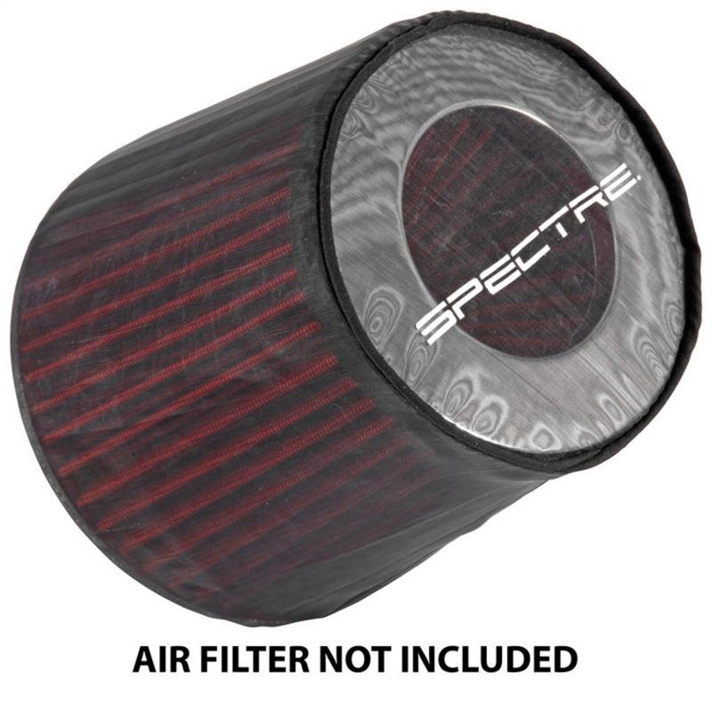 Spectre Universal Pre-Filter Wrap 6in. x 6.125in. - Black - Corvette Realm