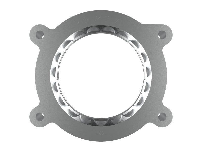 aFe 2020 Vette C8 Silver Bullet Aluminum Throttle Body Spacer Works w/ Factory Intake Only - Silver - Corvette Realm