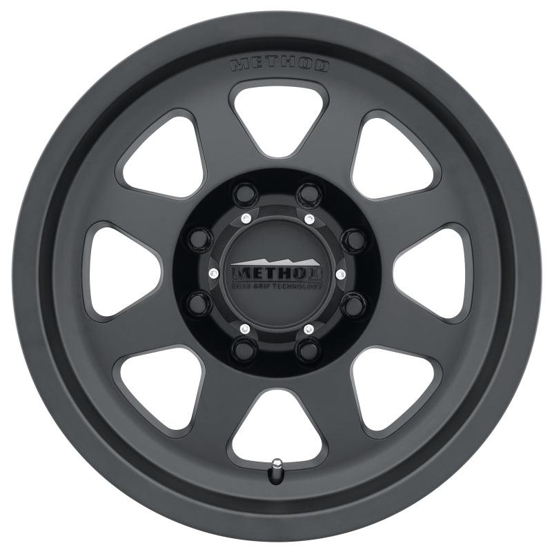 Method MR701 17x8.5 0mm Offset 8x6.5 130.81mm CB Matte Black Wheel - Corvette Realm