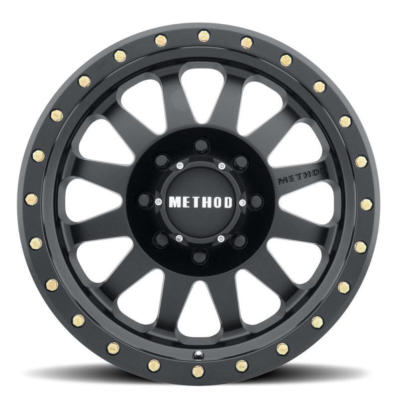 Method MR304 Double Standard 20x10 -18mm Offset 8x170 130.81mm CB Matte Black Wheel - Corvette Realm