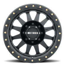 Load image into Gallery viewer, Method MR304 Double Standard 17x8.5 0mm Offset 8x6.5 130.81mm CB Matte Black Wheel - Corvette Realm