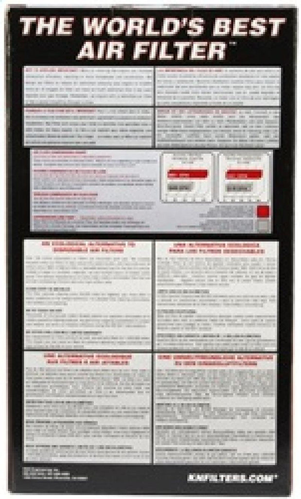 K&N Filter Universal X Stream Clamp-On 2.438in Flange ID x 4.5in Base OD x 4in Top OD x 6.563in H - Corvette Realm