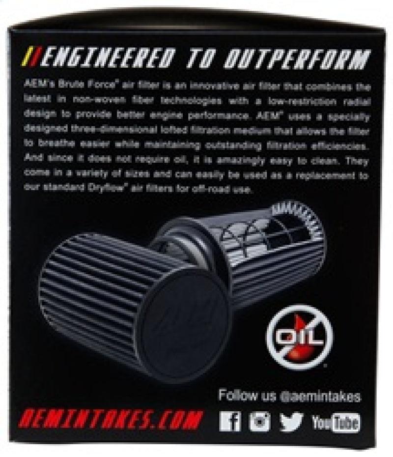 AEM 3 inch x 5 inch DryFlow Air Filter - Corvette Realm